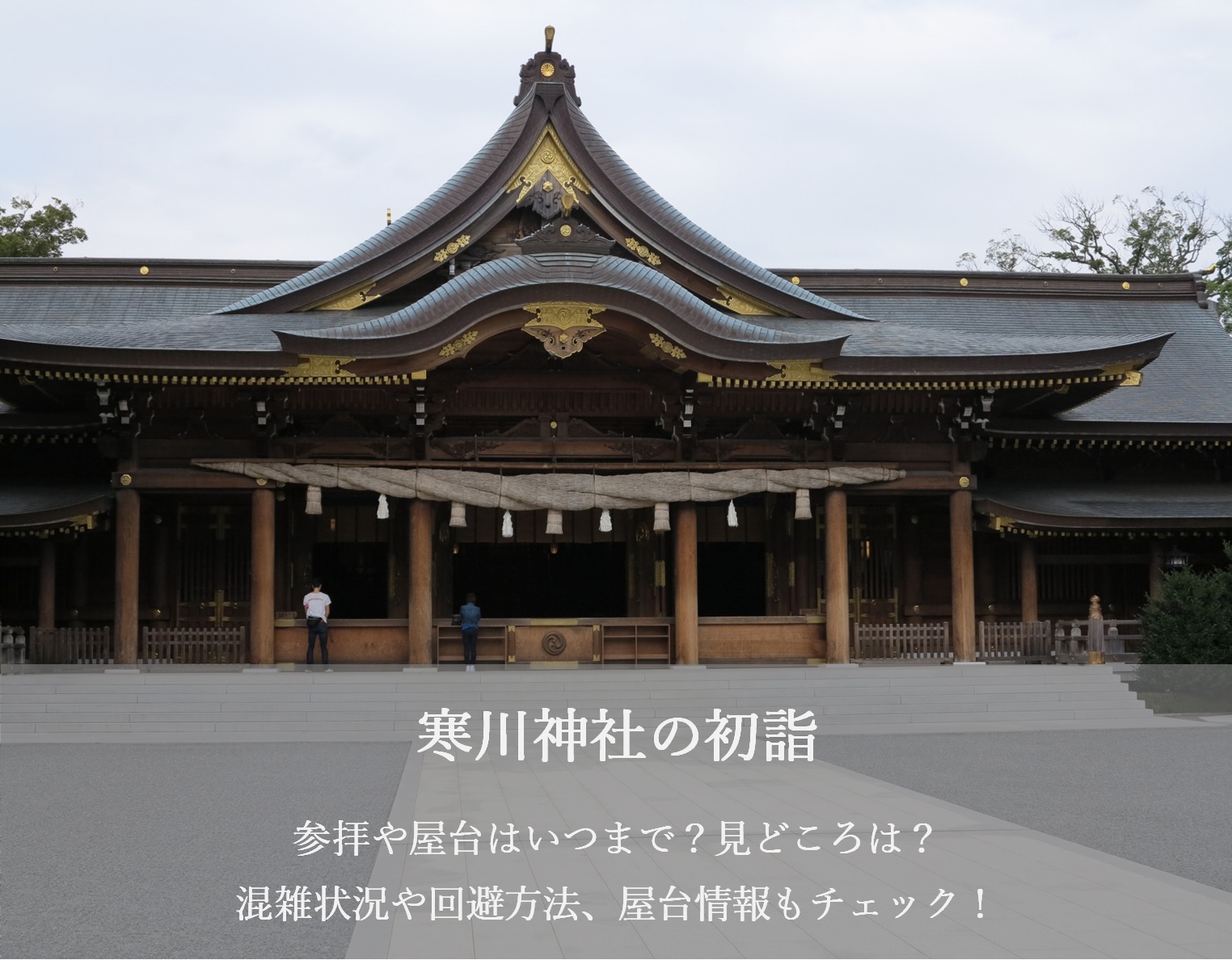 寒川神社の初詣19 参拝や屋台はいつまで 混雑時間や見どころは シアワセノキセキ